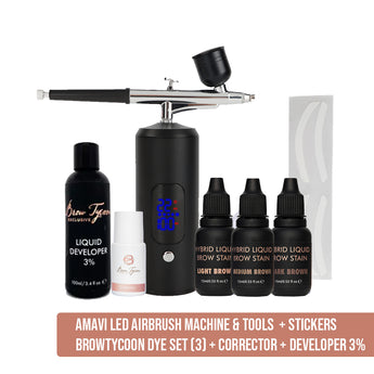 Airbrush Brows Starter Set BrowTycoon - luxueux