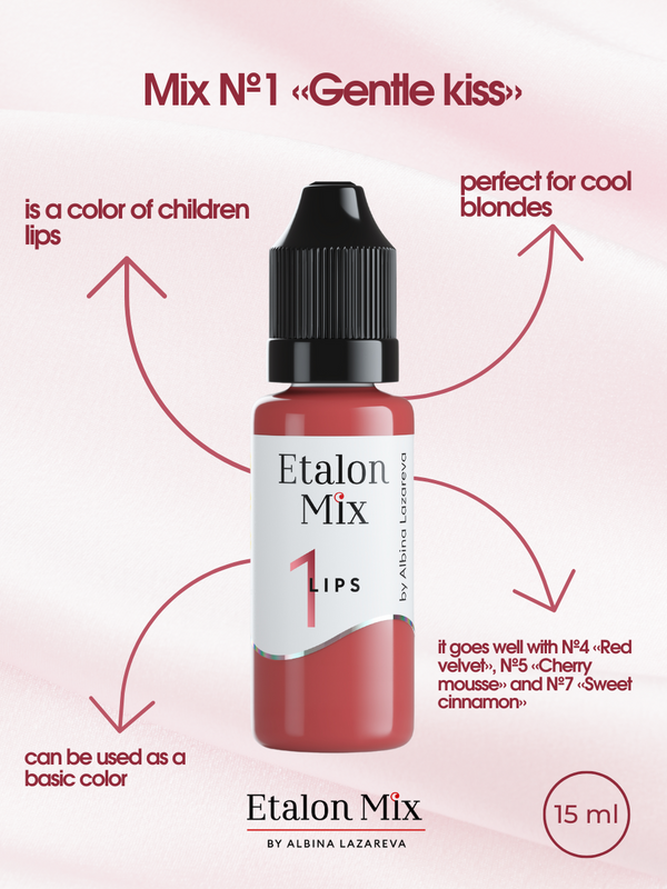 etalon mix pmu pigmenten lippen nummer 1